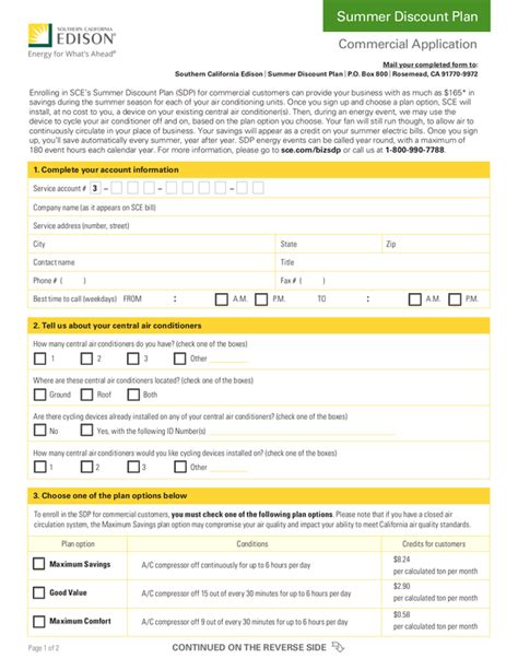 Fill Free Fillable Southern California Edison Pdf Forms