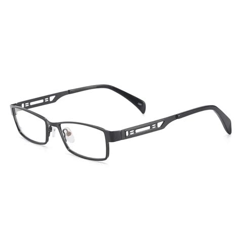 Montura Rectangular De Metal Con Montura Completa Para Hombre Gafas