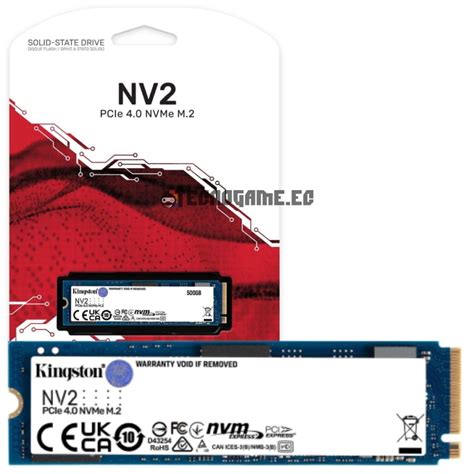 Ssd Kingston Nv M Nvme Pci Tecnogame Ec