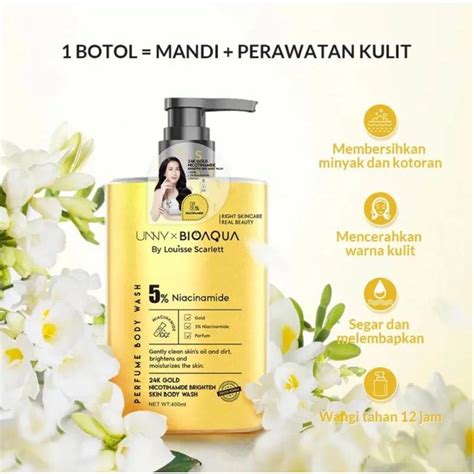 Jual Louisse Scarlett Body Wash X Bioaqua Whitening Body Wash Sabun