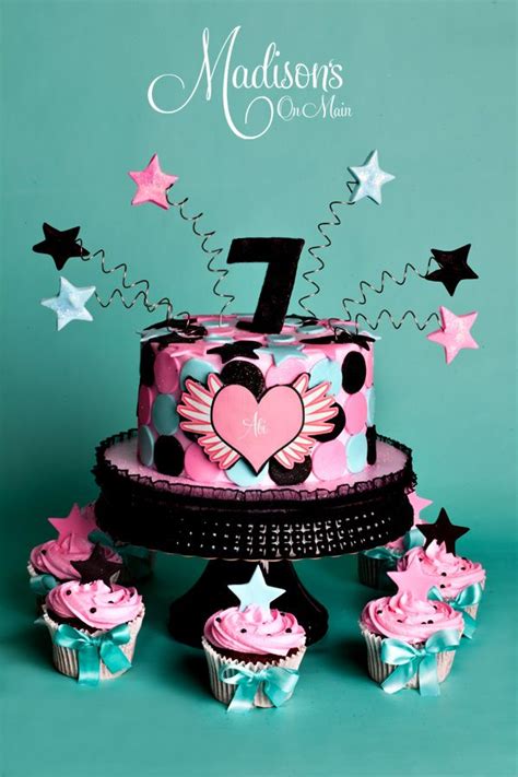7th Birthday Cake Design Lit438dld