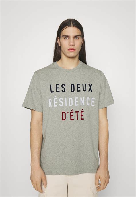 Les Deux RÉsidence Tricou Cu Imprimeu Light Greygri Zalandoro
