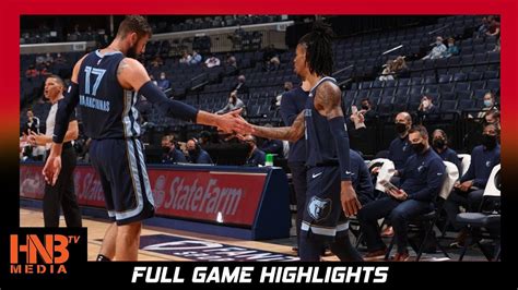 Chicago Bulls Vs Memphis Grizzlies 4 12 21 Full Highlights YouTube