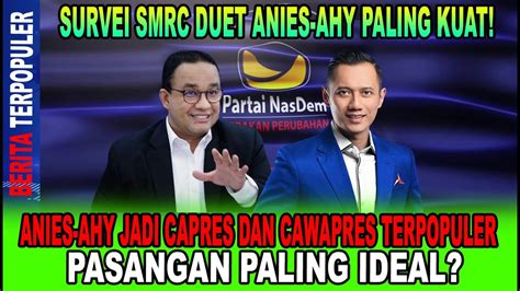 Duet Anies Ahy Jadi Capres Dan Cawapres Terpopuler Pasangan Paling