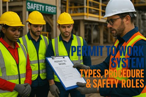 permit  work system types procedure  safety roles  hse coach