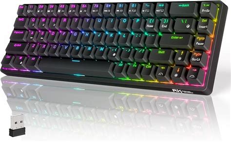 RK ROYAL KLUDGE RK G Hot Swap Wireless Mechanical Keyboard G Bluetooth Wired RGB Gaming