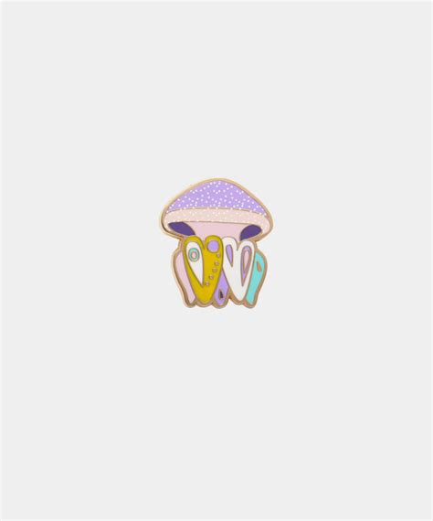 The Whimsical White Spotted Jellyfish Enamel Pin Pete Cromer