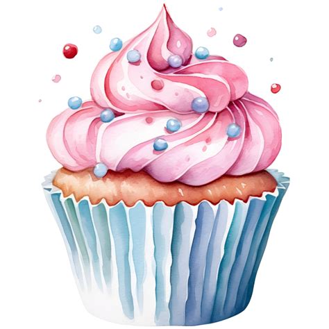 Cupcake In Pastel Color 38110126 Png