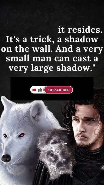 Kill The Boy Motivational Quotes Jon Snow Got Gameofthrones Wisdom Shorts Youtube