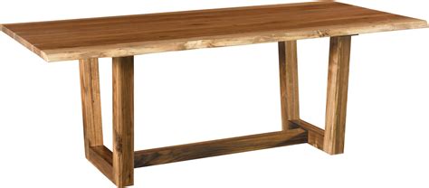 Laporte Style Trestle Table Amish Solid Hardwood Dining Table