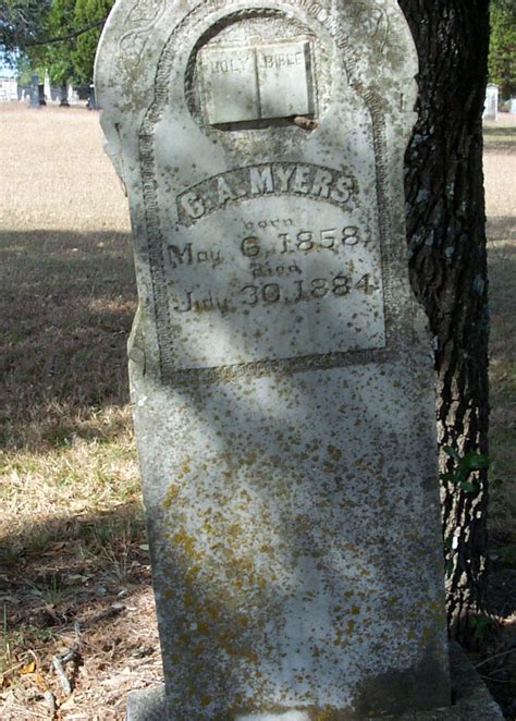 George Alexander Myers 1858 1884 Monumento Find A Grave