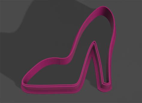 Stl File Cookie Cutter Barbie High Heels X1・3d Printing Template To