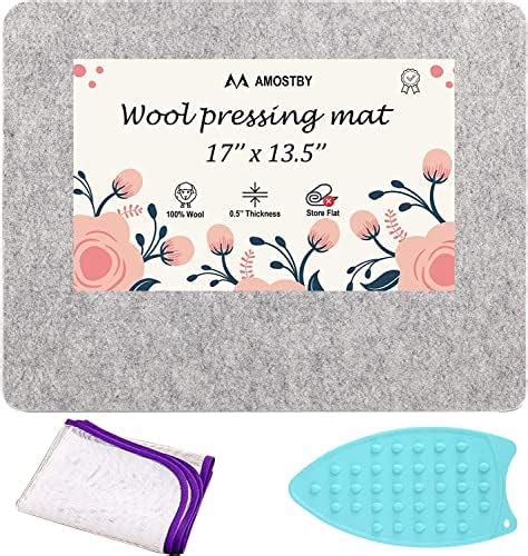 Rdutuok 24x17 Inches Wool Pressing Mat For Quilting Ironing Pad Easy