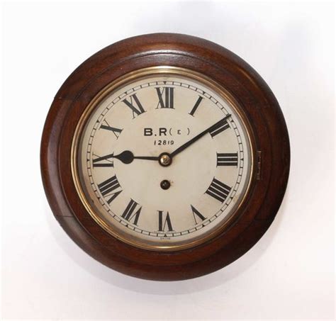 Antiques Atlas Small Fusee Railway Clock With 8 Inch Dial