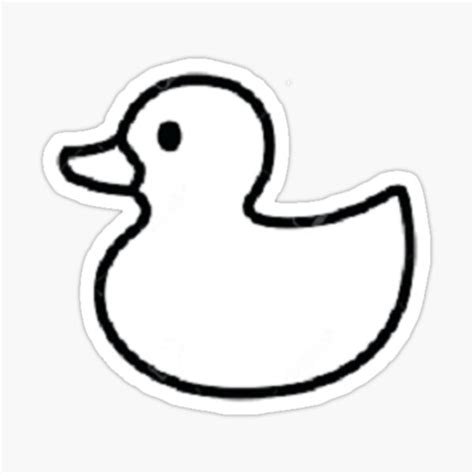 Rubbber Duck Sticker For Sale By Gijsh Redbubble