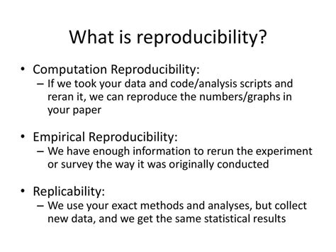 Improving Openness And Reproducibility Of Scientific Research Ppt