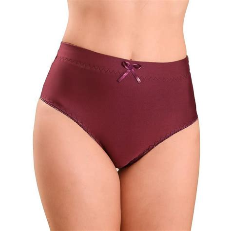 Kit 10 Calcinha Senhora Cintura Alta Microfibra Lingerie Atacado