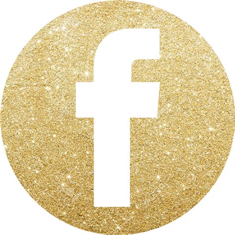 Download Transparent Facebook-icon - Gold Facebook Logo Png - PNGkit