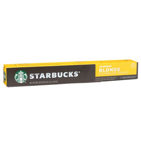 Starbucks Blonde Espresso Roast Single Serve Coffee Capsules Shop Coffee At H E B