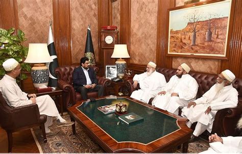 A Member Delegation Of The Bohra Community Is Meeting Governor Sindh