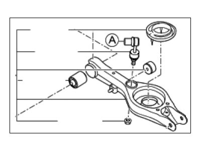 S Genuine Kia Arm Complete Rear Lower