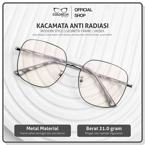 Jual Colore In Kacamata Photocromic Lensa Minus Anti Radiasi Anti