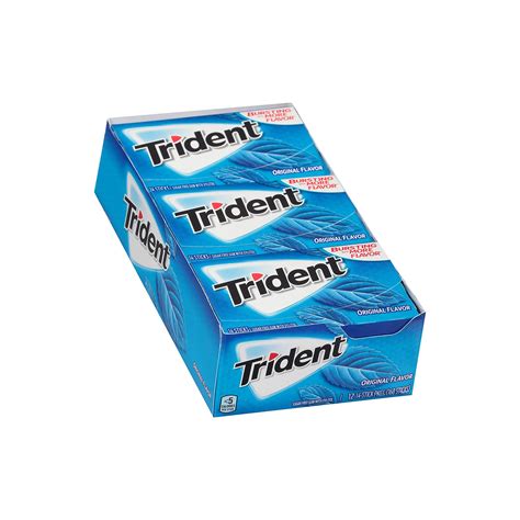 Trident Sugar Free Gum Tropical Twist, 12/PK - Volt Candy