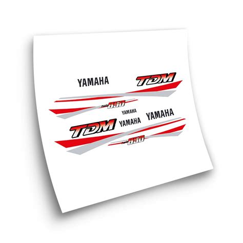 Adesivi Per Moto Yamaha Tdm Anno Grigio Star Sam