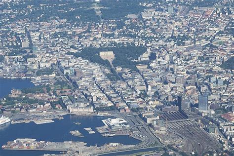 Fundo Vista Aérea De Oslo Noruega Europa Vista Aérea Foto E Imagem Para ...