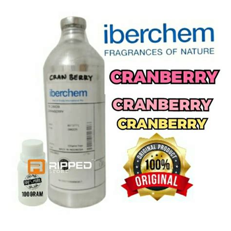 Jual Ml Bibit Parfum Murni Cranberry By Iberchem Original