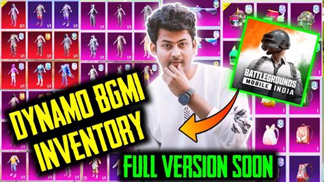 DYNAMO FULL DATA TRANSFER IN BGMI INVENTORY BATTLEGROUND MOBILE INDIA