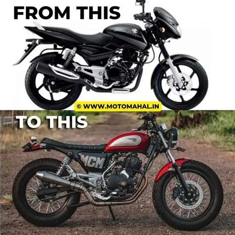 Modified Bajaj Pulsar 180 into a Street Tracker | Street tracker, Pulsar, Bike sketch