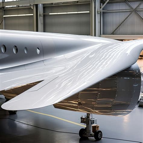 Premium Ai Image Aluminum Aircraft Wing