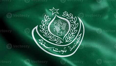 3D Waving Pakistan Province Flag of Sindh Closeup View 20414166 Stock ...