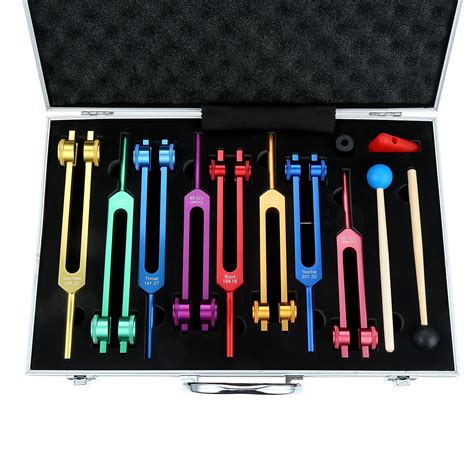 Chakra Tuning Fork Set 7 Chakra And 1 Soul Purpose Weighted Tuning