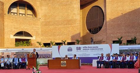 597 Young Leaders Graduate From Iima On Its 58th Annual Convocation