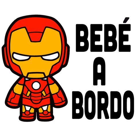 Pegatina Bebe A Bordo Ironman