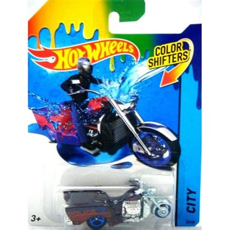 Hot Wheels Color Shifter - Boss Hoss Police Motorcycle - Trike - Global Diecast Direct