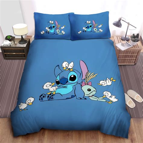 Lilo And Stitch Stitch And His Doll Bed Sheets Spread Duvet Cover