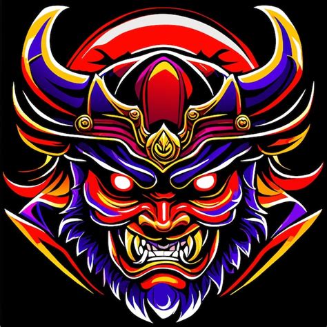 Premium Vector Japanese Warrior S Essence Vector Samurai Mask Inspiration