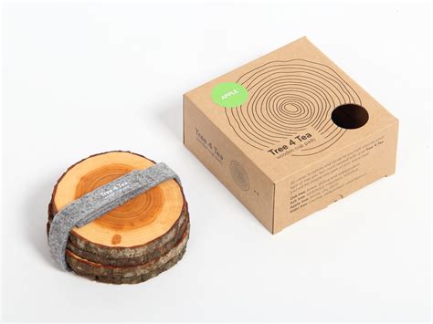 Untersetzer Aus Holz TREE4TEE Von Rio Lindo HolzDesignPur