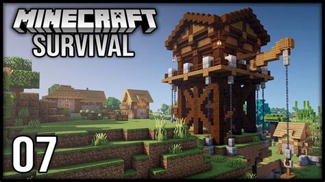 Minecraft 117 Survival Lets Play Episode 7 The Mining Outpost