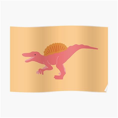 Spinosaurus Poster For Sale By Meredithannart Redbubble