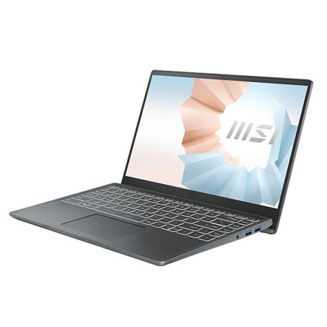 Msi Modern Laptop I G Gb Gb W H Carbon Grey Modern