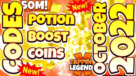 NEW CODES 50M EVENT Tapping Legends X Roblox GAME ALL SECRET