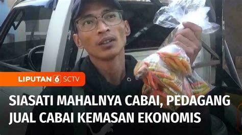 Pedagang Sayuran Keliling Siasati Harga Cabai Dengan Jual Cabai Kemasan