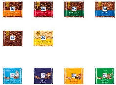 Click on the correct Ritter Sport chocolate flavours 2 Quiz - By ...