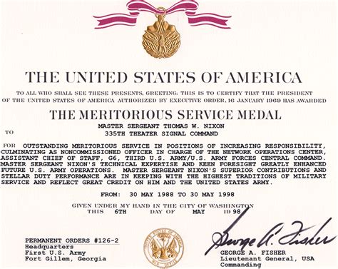 Meritorious Service Medal