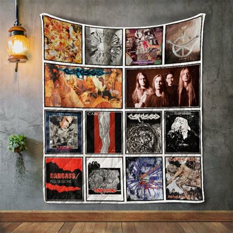 Carcass Album Covers Quilt Blanket Dreamrooma