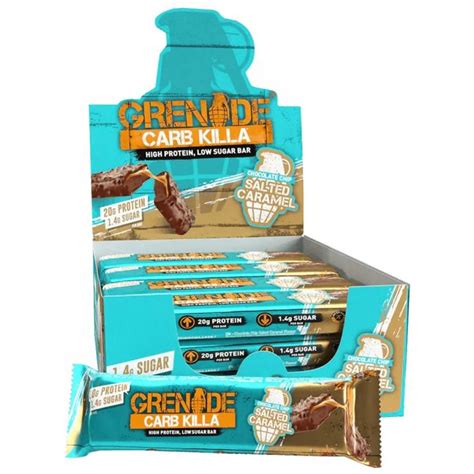 Köp Grenade Protein Bar Chocolate Chip Salted Caramel 60g X 12st Hel Låda Hos Coopers Candy